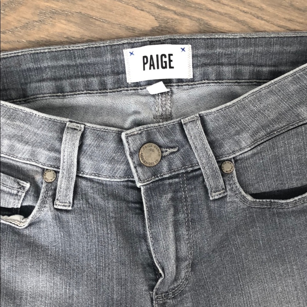 Paige Grey Skinny Jeans